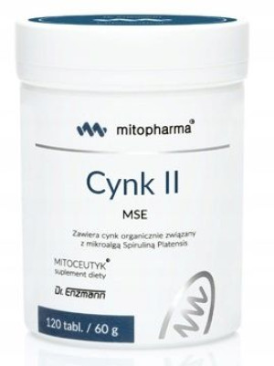 Dr Enzmann Cynk dwuwartościowy MSE 120 tabletek