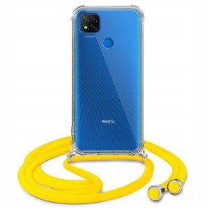 Etui Crossbody Do XIAOMI REDMI 9C Żółty Sznurek
