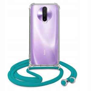 Etui Crossbody Do XIAOMI REDMI K30 5G Turkusowy