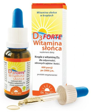 Dr Jacobs D3 Forte Witamina Słońca krople 20ml