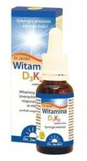Dr Jacobs Witamina D3 + K2 MK-7 MOCNE KOŚCI I ZĘBY