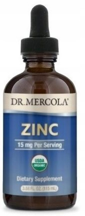 Dr Mercola CYNK w kroplach siarczan cynku 115 ml