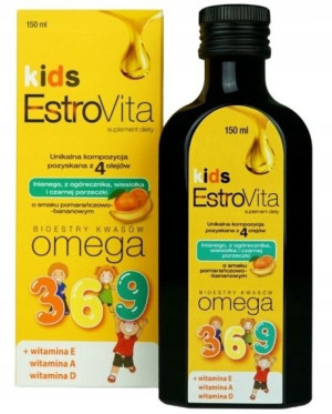 Estrovita Kids smak pomarańczowo-bananowym 150 ml