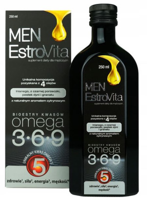 EstroVita MEN Kwasy Omega 3 6 9 Dla Niego 250 ml