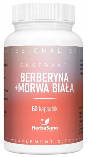 HerbaSano Berberyna + Morwa 60kapsułek
