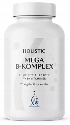 Holistic Mega B-komplex zestaw witamin B 90kaps