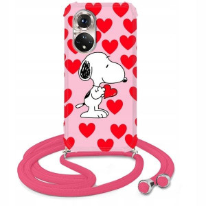 Etui Crossbody Róż do HUAWEI HONOR 50 Mix Wzorów