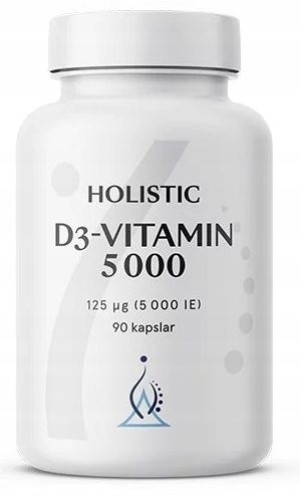 Holistic WITAMINA D3 5000 90kapsułek
