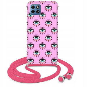Etui Crossbody Róż do HUAWEI HONOR PLAY 20 Wzory