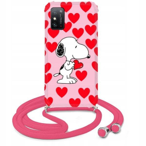 Etui Crossbody Róż do HUAWEI HONOR X10 MAX Wzory