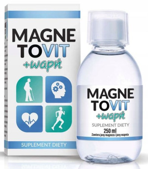 Jodavita MagnetoVIT magnez + wapń w płynie 250 ml