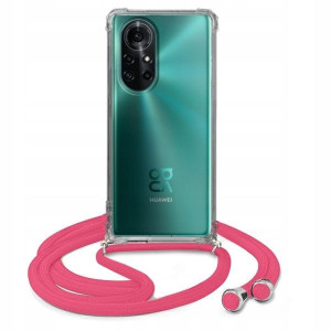 Etui Crossbody Róż Do HUAWEI NOVA 8 5G Sznurek