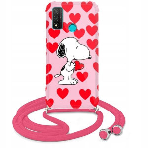 Etui Crossbody Róż do HUAWEI P SMART 2020 Wzory
