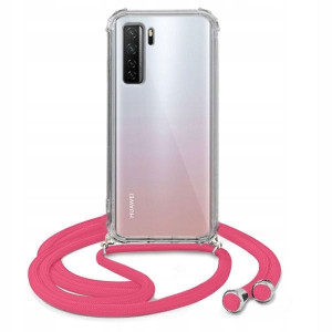 Etui Crossbody Róż Do HUAWEI P40 LITE 5G Sznurek