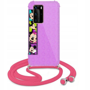 Etui Crossbody Róż do HUAWEI P40 PRO Słodkie Wzory