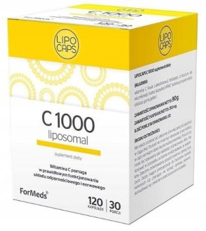 LIPOCAPS C1000 Witamina C 120kapsułek Formeds
