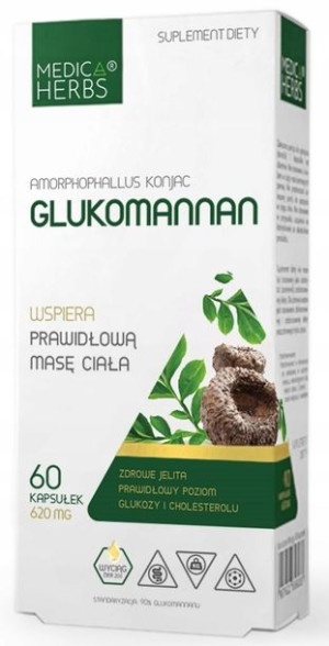 Medica Herbs Glukomannan 60 kapsułek