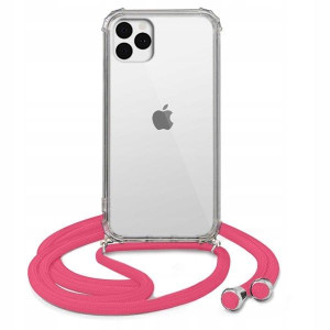 Etui Crossbody Róż Do IPHONE 11 PRO MAX Sznurek