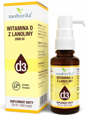 Medverita Witamina D3 z lanoliny 30 ml