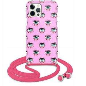 Etui Crossbody Róż do IPHONE 12 PRO MAX Mix Wzorów