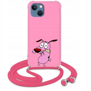 Etui Crossbody Róż do IPHONE 14 Młodzieżowe Wzory
