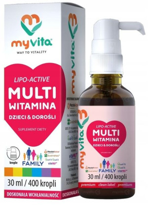 Myvita Multiwitamina krople dla dzieci 30ml