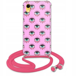 Etui Crossbody Róż do IPHONE XR Młodzieżowe Wzory