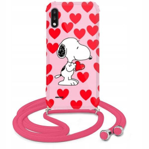 Etui Crossbody Róż do LG K22 PLUS Słodkie Wzory