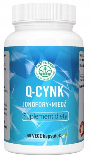 RawForest Q-Cynk 60 kapsułek