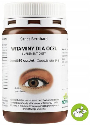 Sanct Bernhard Witaminy dla oczu 90kapsułek