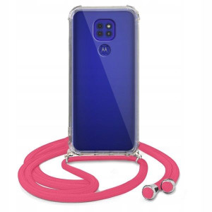 Etui Crossbody Róż Do MOTOROLA G9 Obudowa Sznurek