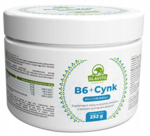 SLAVITO Witamina B6 + CCynk Kwercytyna Biotyna B3