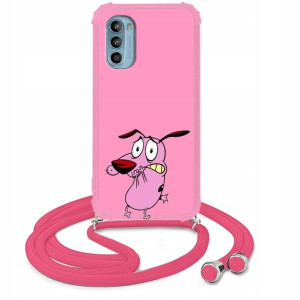 Etui Crossbody Róż do MOTOROLA MOTO G52 Mix Wzorów