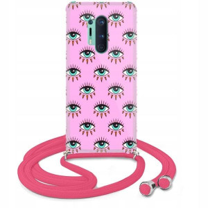 Etui Crossbody Róż do ONEPLUS 8 PRO Słodkie Wzory
