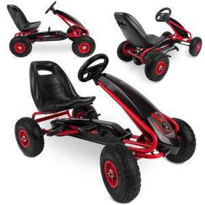 Gokart Na Pedały Dla Dzieci Do 30kg Pompowane Koła