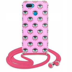 Etui Crossbody Róż do OPPO A12 Młodzieżowe Wzory