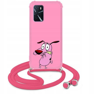 Etui Crossbody Róż do OPPO A54s Młodzieżowe Wzory
