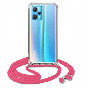Etui Crossbody Róż Do REALME 9 PRO Case Sznurek