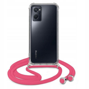 Etui Crossbody Róż Do REALME 9i Obudowa Sznurek