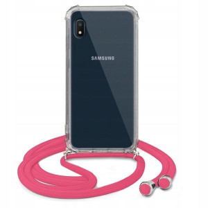 Etui Crossbody Róż Do SAMSUNG A10e Case Sznurek