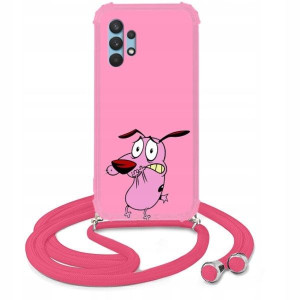 Etui Crossbody Róż do SAMSUNG A32 5G Słodkie Wzory