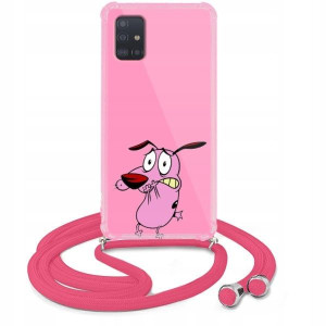 Etui Crossbody Róż do SAMSUNG A51 Słodkie Wzory