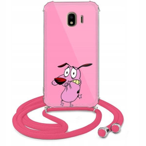 Etui Crossbody Róż do SAMSUNG J4 2018 Mix Wzorów
