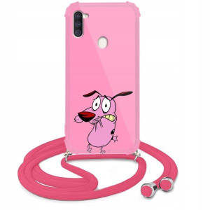Etui Crossbody Róż do SAMSUNG M11 Słodkie Wzory