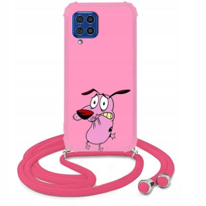 Etui Crossbody Róż do SAMSUNG M62 Słodkie Wzory