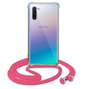 Etui Crossbody Róż Do SAMSUNG NOTE 10 5G Sznurek