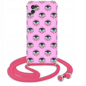 Etui Crossbody Róż do SAMUSNG M13 5G Słodkie Wzory