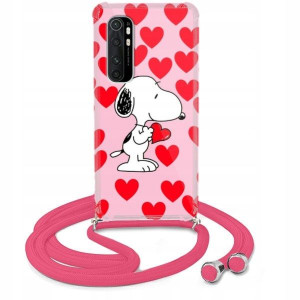 Etui Crossbody Róż do XIAOMI MI NOTE 10 LITE Wzory