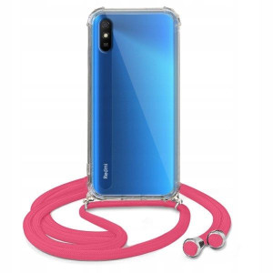 Etui Crossbody Róż Do XIAOMI REDMI 9AT Sznurek