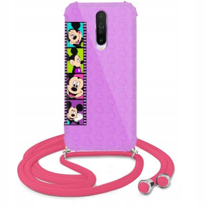 Etui Crossbody Róż do XIAOMI REDMI K30 5G Wzory